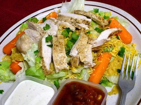 salade ranch au poulet taco
