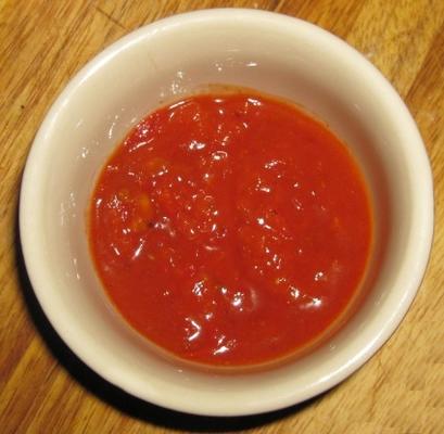 sauce rouge renégat pour crevettes et poisson