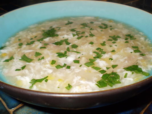 soupe de maïs chinoise au poulet faible en calories