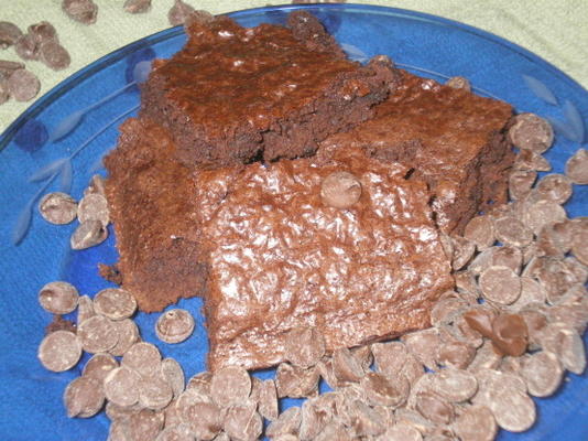brownies légers aux pépites de chocolat