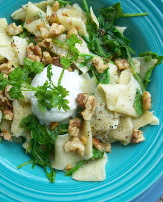 nouilles turques à la roquette (rokali eriste)