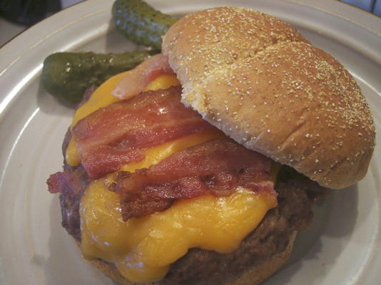 hamburger amateurs de bacon