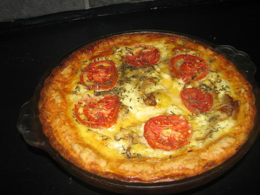 quiche tomate au thym