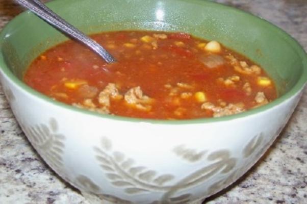 soupe à la mijoteuse au chili mexicain de lori