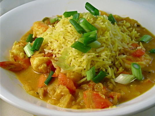 curry de crevettes de l'Inde du Sud