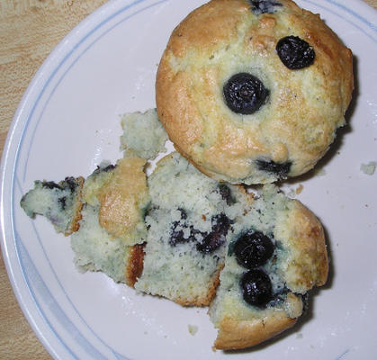 muffins aux myrtilles andagrave; la alton brown (bon mange sur le filet alimentaire