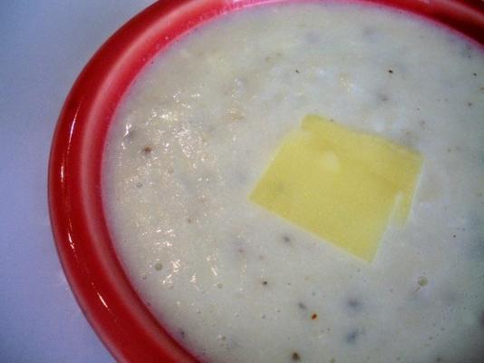 Soupe de chou-fleur et cheddar