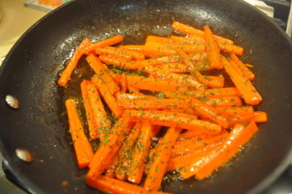 petites carottes persillées