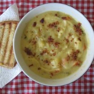 soupe au fromage de jardin