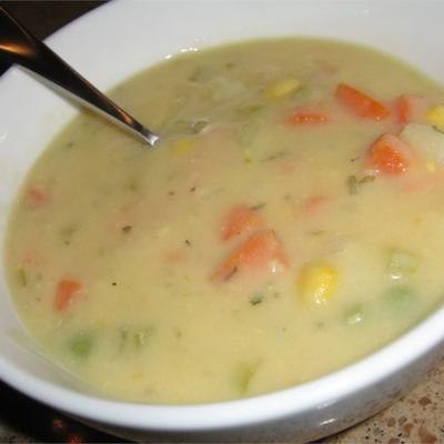 soupe de légumes-pommes de terre d'ian