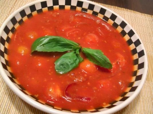 soupe de tomates cerises (gary rhodes)