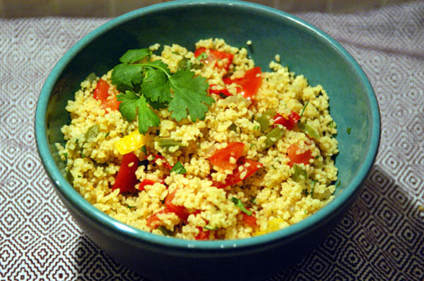 couscous aux trois poivrons