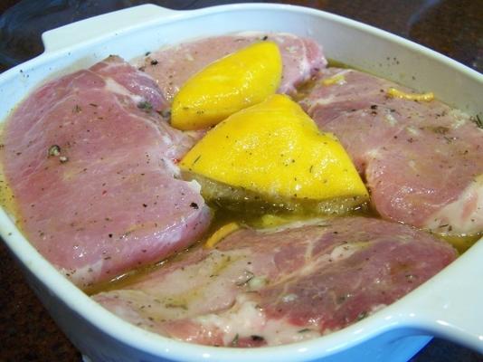 marinade au myrte et au thym citron