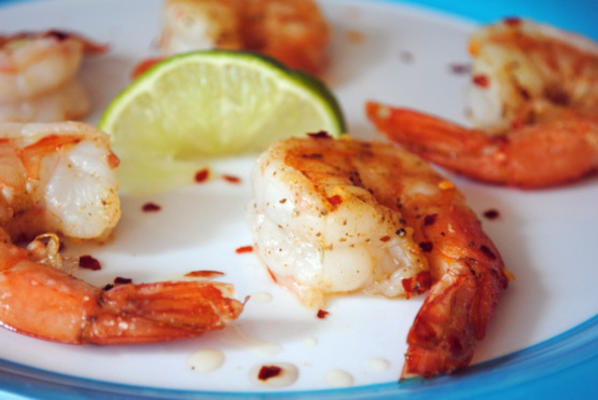 gambas pil-pil - crevettes au chili (espagne)