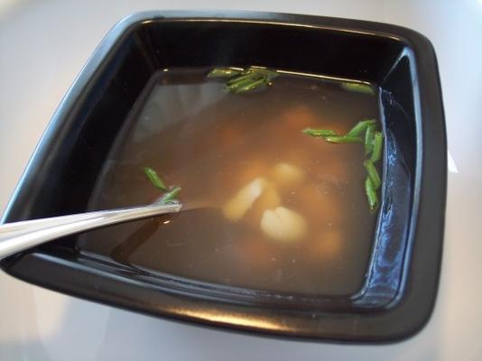 soupe aux pétoncles