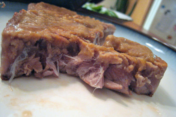 steaks de thon glacés au wasabi-gingembre (régime alimentaire du sud de la plage, faible