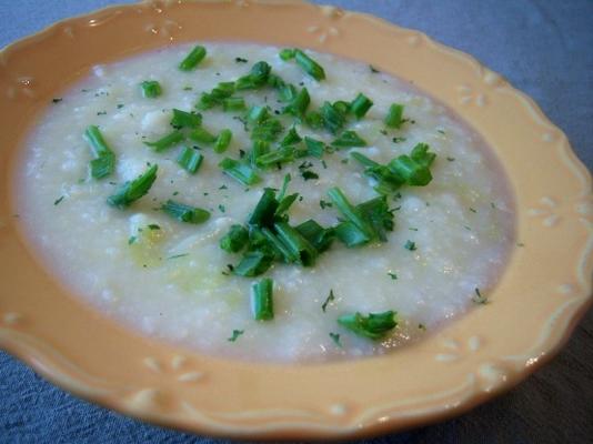 soupe de chou-fleur et parmesan