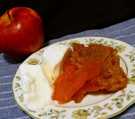 tarte aux pommes avec des rougeurs