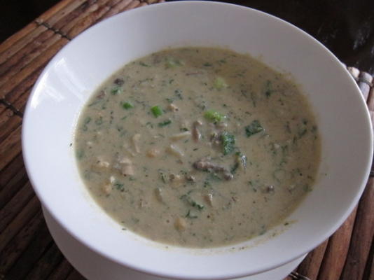 soupe pois chiches et tahini