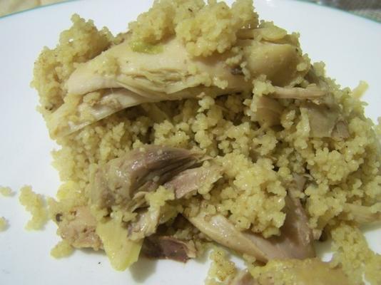 poulet marocain au couscous sucré