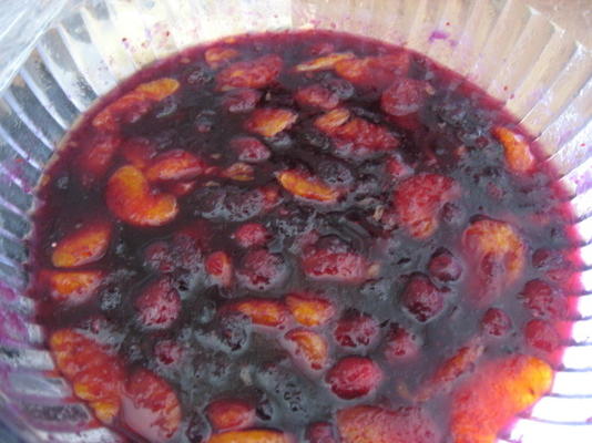 salade de mandarines aux canneberges