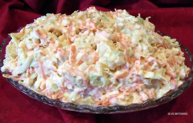 salade de chou roi et d'ananas