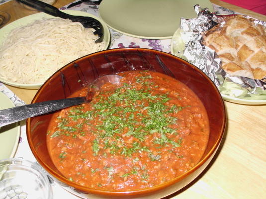 sauce de viande rapide d'un pot