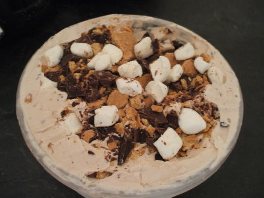 glace s'mores (fait maison)