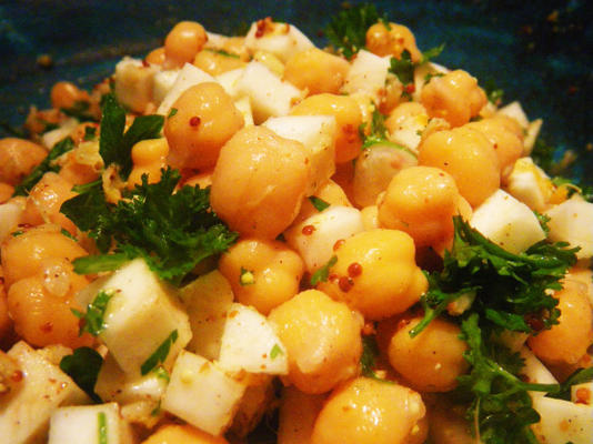 salade de pois chiches et céleri