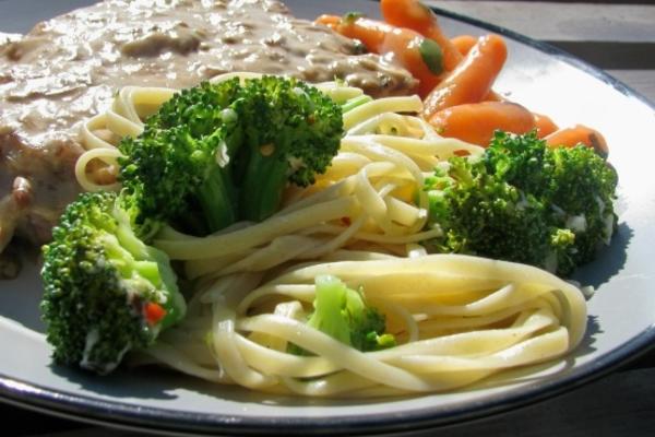 linguine au citron et brocoli