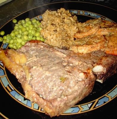 marinade au vin rouge et à la moutarde