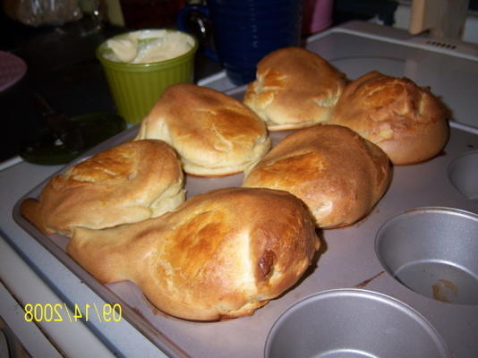 popovers parfumés au citron