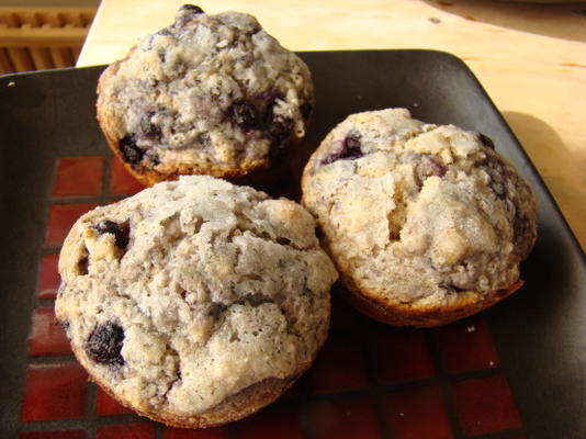 muffins aux bleuets épicés