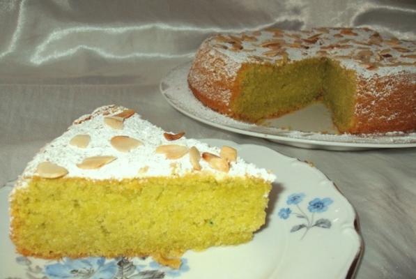 Gâteau mousseline douce pandan - gâteau asiatique à vis.