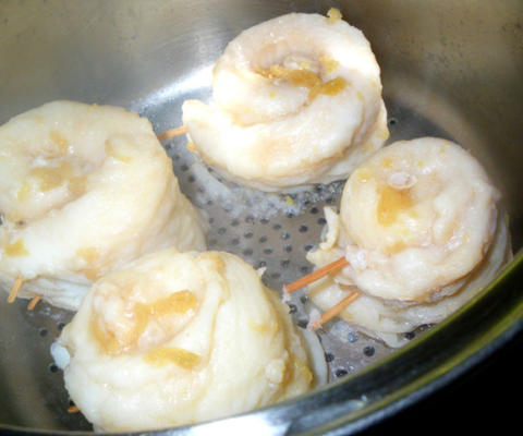 ma sole cuite à la vapeur et mes légumes