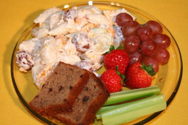 poulet fruité et pâtes