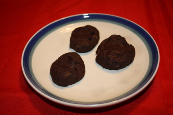 biscuits au chocolat triple menthe