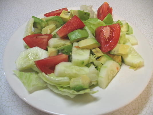 salade de jardin simple