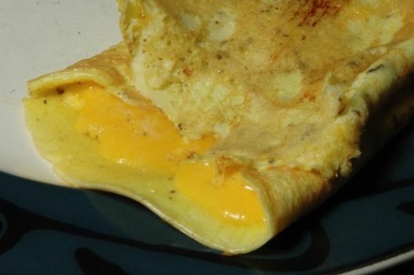cheesy omelete surprise (adapté aux enfants)