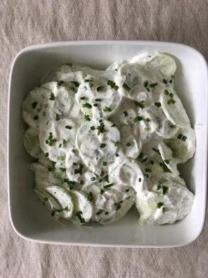 salade de concombre suédois