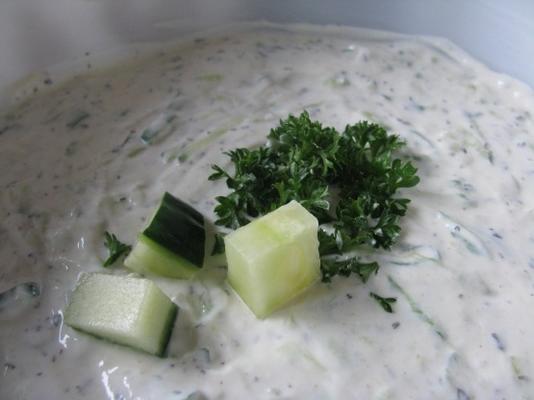 raita concombre-menthe