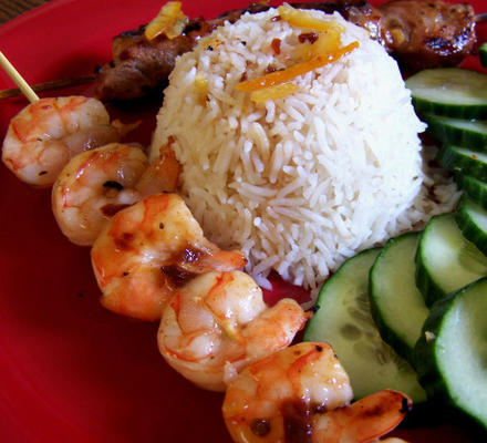 riz orange - cuiseur à riz