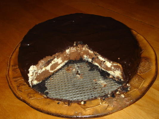 cheesecake marbré au chocolat