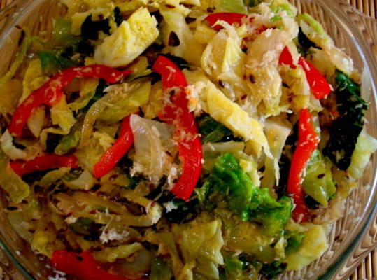 chou épicé à la noix de coco