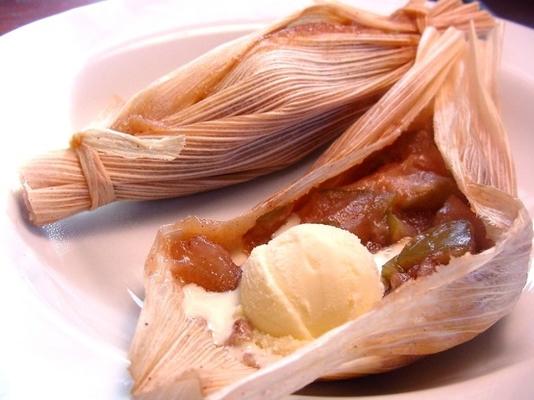 tamales dessert pomme sucrée