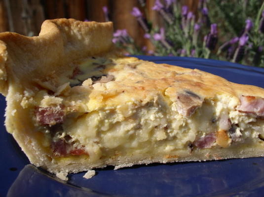 quiche au jambon et au bacon