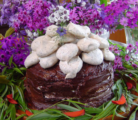 gâteau meringue au chocolat