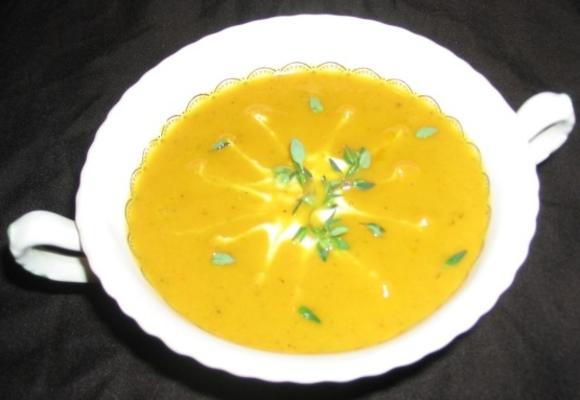 soupe de carottes au thym