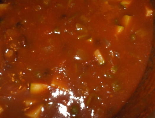 gaspacho de haricots noirs santa fe