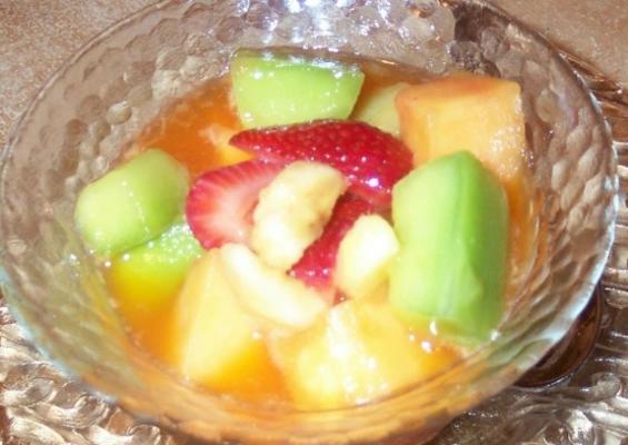 fruits frais orange pétillant